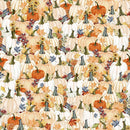 Camelot Fabrics Pumpkin Patch Keeper Enchanted Pumpkins Multi 49250102-01 100% Cotton Fabric 44/45" wide