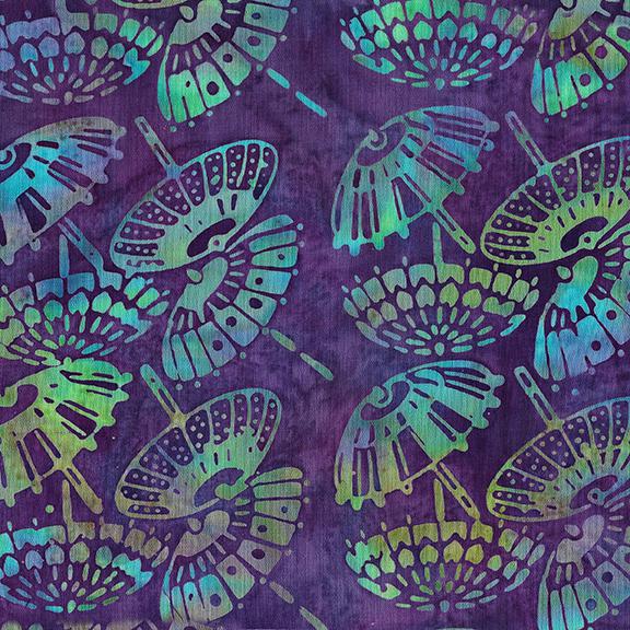 Umbrella-Purple Island Batik