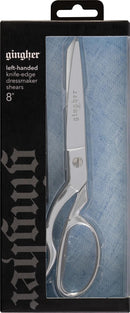 Gingher 8in Knife Edge Left Handed Scissor 220530 - Sewjersey.com