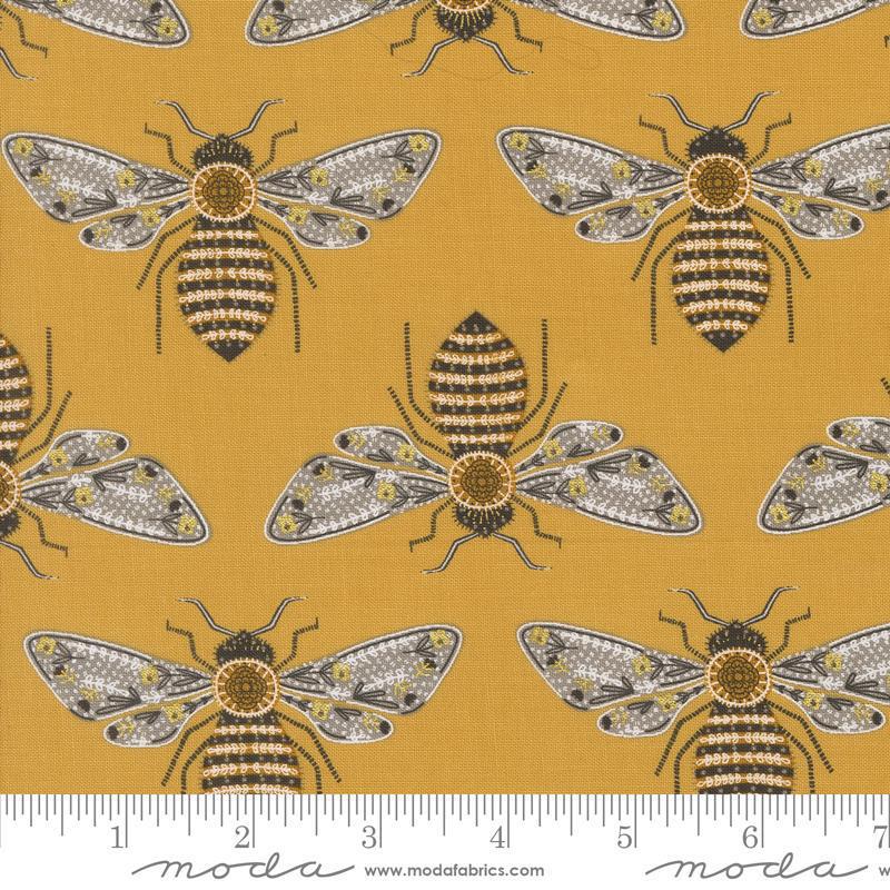 Moda Bee Garden Metallic Honey 48411 15M