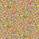 Timeless Treasures The Sweet Life Rainbow Sprinkles Multi Food-CD3783 Multi 100% Cotton Fabric 44/45" wide Digital Print - Sewjersey.com