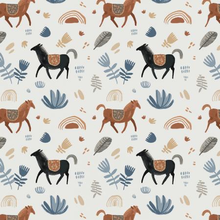 KR100-LD1U Salt River - Majestic Hour - Lazy Days Unbleached Fabric