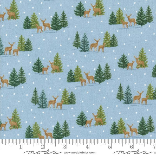 Woodland Winter Sky Blue 56095 12 Moda #1 - Sewjersey.com