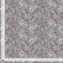 Imperial Bloom Fabric by Timeless Treasures WEDDING RING GEO METALLIC IMPERIAL-CM4383  GREY