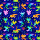 TIMELESS TREASURES REL-AXOLOTL CUTE AXOLOTL SALAMANDER ROYAL