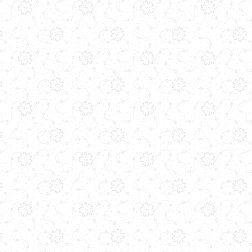 Kanvas Studio - Domino Effect - Chantilly Floral White/White - 12420 09