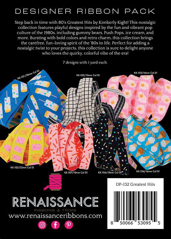 Renaissance Ribbon Designer Pack 80's Greatest Hits by Kimberly Kight DP 132 - Sewjersey.com