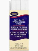 Wrights Single Fold Quilt Binding White 117 202 030