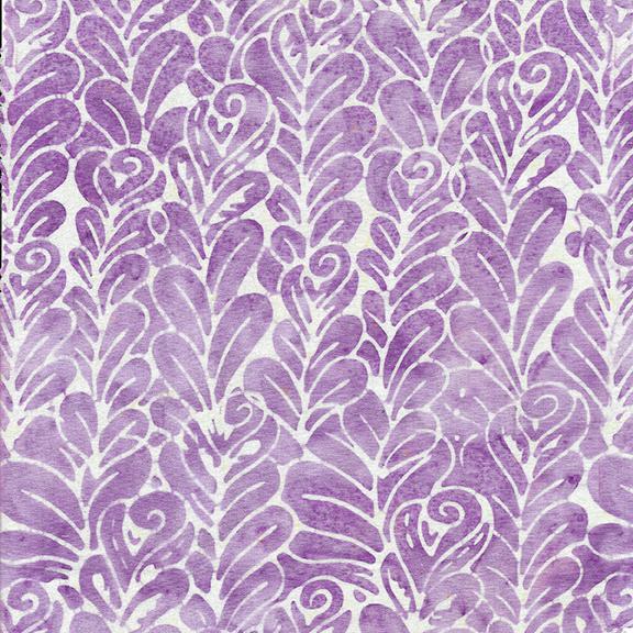 Island Batik Flower Bud Purple Lavender