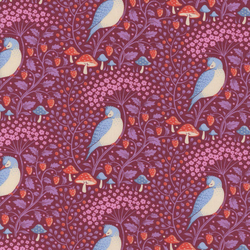 Tilda Hibernation Sleepybird Mulberry