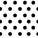 Spechler-Vogel Textiles Black on White Polka Dots Cotton - 0390-BLACK - Sewjersey.com