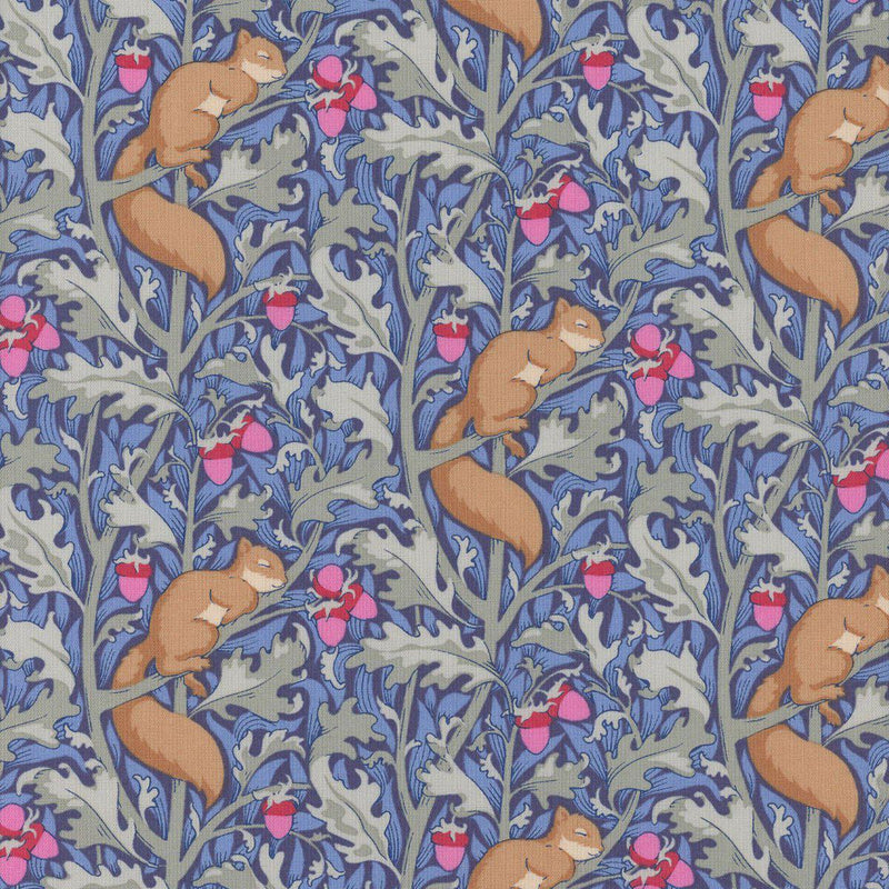 Tilda Hibernation Squireldreams Blue
