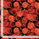 Imperial Bloom Fabric by Timeless Treasures ASIAN MEDALLION METALLIC IMPERIAL-CM4382  RED