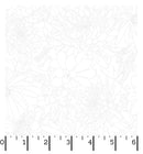 Maywood Studios Solitaire Ultra White Blossom White on White MAS328-UW - Sewjersey.com