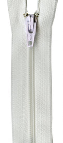 Coats and Clark All-Purpose Polyester Zipper 4" White - Sewjersey.com