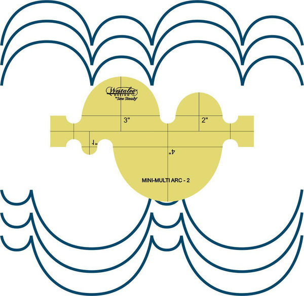 Janome Sew Comfortable - WESTALEE DESIGN MINI MULTI ARC RULER