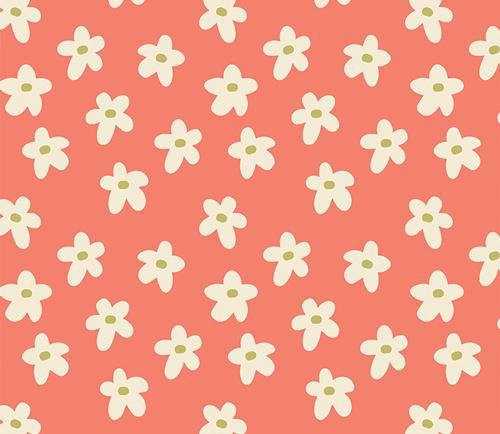 Art Gallery Fabrics Flower Bloom by AGF Studio - Flower Bloom Fierce - Knit Fabric - K90712b