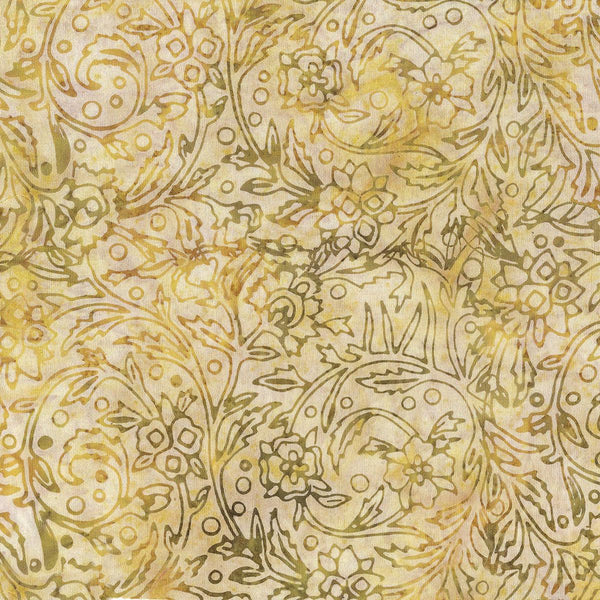 Island Batik Kings Castle Outline Vine - Neutral