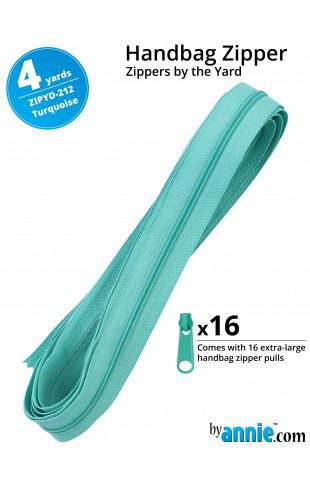 4YD - ZIPPERS BY THE YARD turquoise