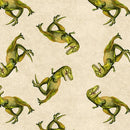 Studio e March of the Dinosaurs by Lori Anzalone - Tossed T-rex 6071 40 - Sewjersey.com