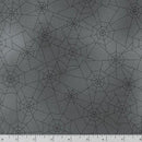Simply Wicked Fabric by Marcus Fabrics SPIDER WEB R401984D  GRAY