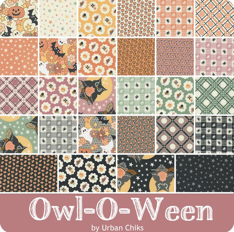 Moda Owl-o-ween by Urban Chiks Layer Cake - Sewjersey.com