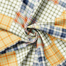 Camelot Fabrics Pumpkin Patch Keeper Patchwork Plaid Multi 49250104-01 100% Cotton Fabric 44/45" wide