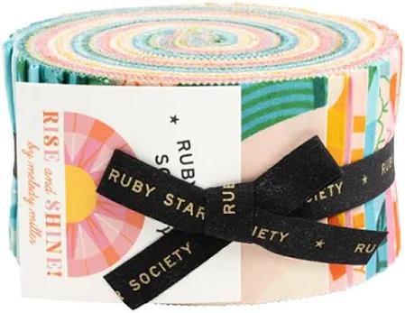 MODA FABRICS RISE AND SHINE RUBY STAR SOCIETY MELODY MILLER JELLY ROLL STRIPS