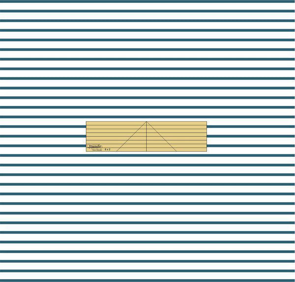 Westalee Design 8 x 2 Streight Ruler High Shank WT-SR2x8
