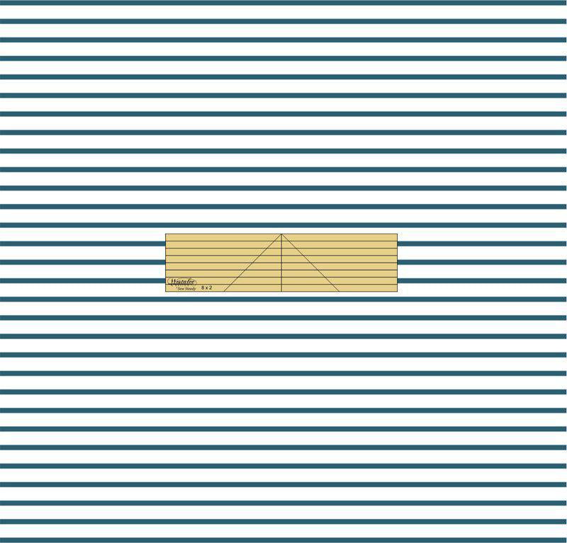 Westalee Design 8 x 2 Streight Ruler High Shank WT-SR2x8