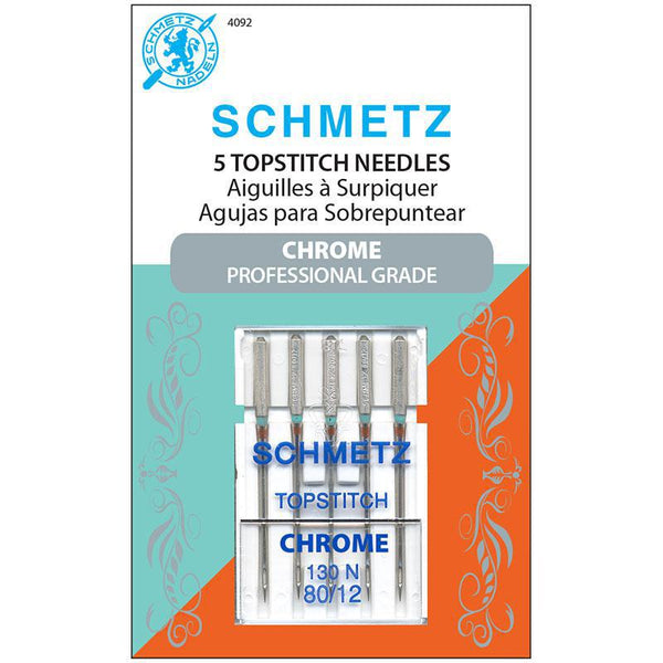 Schmetz Chrome Topstitch 80/12 Needles