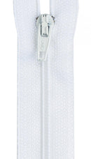 Coats and Clark All-Purpose Polyester Coil Zipper 18in White - Sewjersey.com