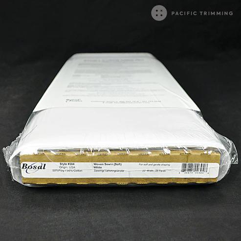 Bosal Woven Sew In Soft Woven Interfacing 22" White #304 - Sewjersey.com