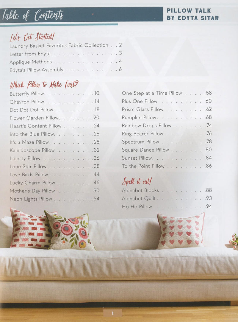 Pillow Talk by Edyta Sitar