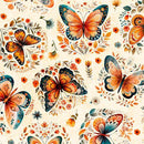 QT Fabrics Harvest Hollow Butterflies 31986-E
