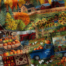 Camelot Fabrics Pumpkin Patch Keeper Panel Multi 14250201P-01 100% Cotton Fabric Panel 36" 44/45" wide
