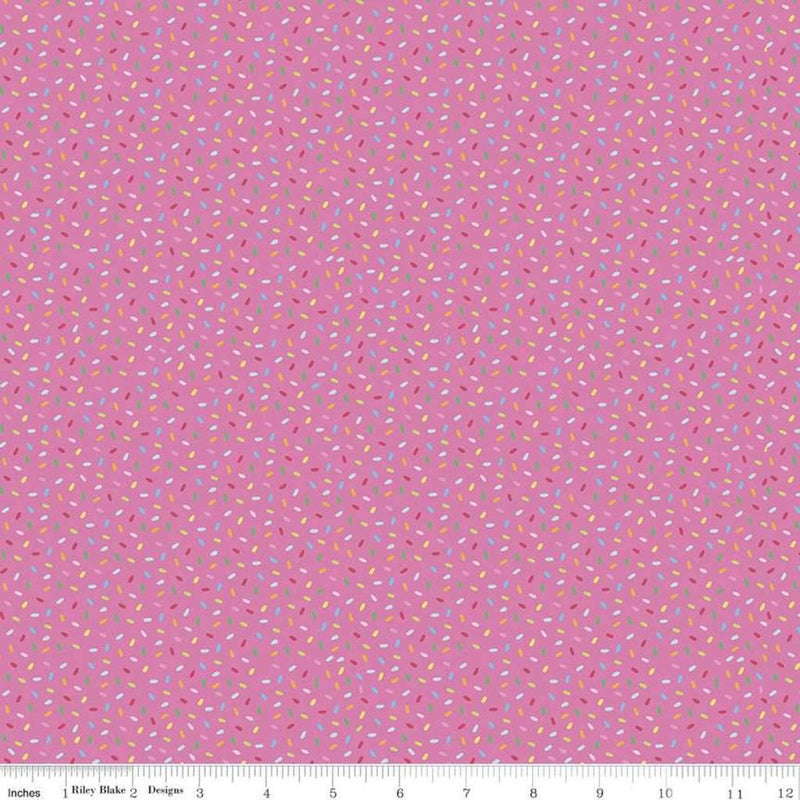 Riley Blake Designs Rainbow Fruit by Damask Love - Let's Chill Hot Pink - C10895-HOTPINK