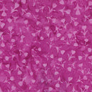 Island Batik Summer Twilight Woodblock Tulip Floral - Pink Valentino