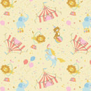 Camelot Fabrics Circus Life Flannel Yellow - 79240102B-03