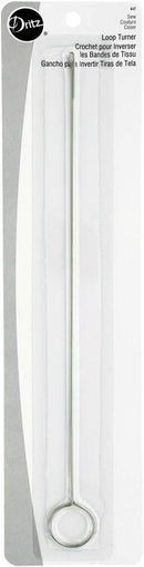 Dritz 9-1/2" Turning Bias Tubing, 1 Count Loop Turner, Silver - Sewjersey.com