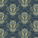 Marcus Fabrics Blue Palisades Crest R222069D NAVY