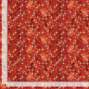 Imperial Bloom Fabric by Timeless Treasures WEDDING RING GEO METALLIC IMPERIAL-CM4383  RED