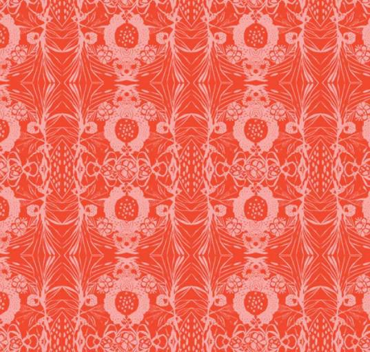 Free Spirit Boho Blooms by Kelli May-Krenz - PWKK032.RED