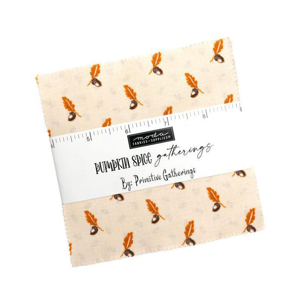 Pumpkin Spice Gather Charm Pack 49290PP Moda Precuts
