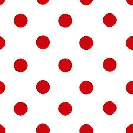 Spechler-Vogel Textiles Red Polka Dots Cotton - 0559-RED