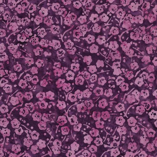 Cherry Blossoms-Purple Wine Island Batik