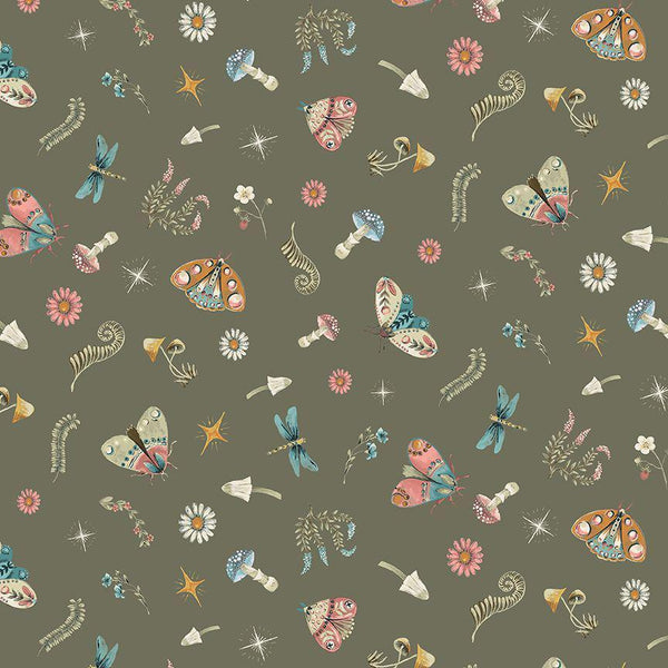 Moon Garden by Dear Stella STELLA-D3340  DILL - Sewjersey.com