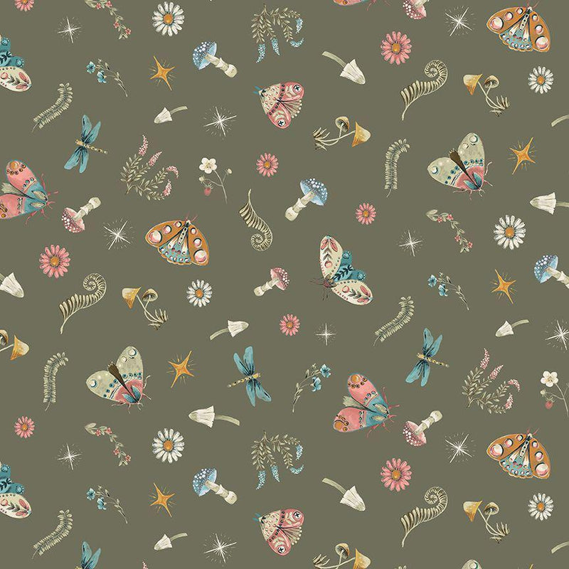 Moon Garden by Dear Stella STELLA-D3340  DILL - Sewjersey.com