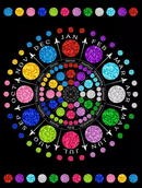 Studio e Birthstone Bling Panel by Chelsea Designworks - 5799 82 - Sewjersey.com