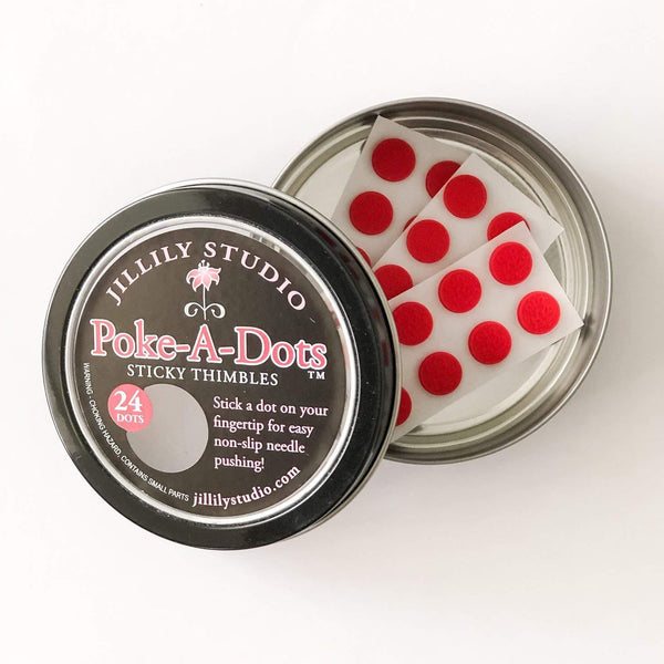 Poke-A-Dots Sticky Thimbles by Jillily Studio 24 Per Tin